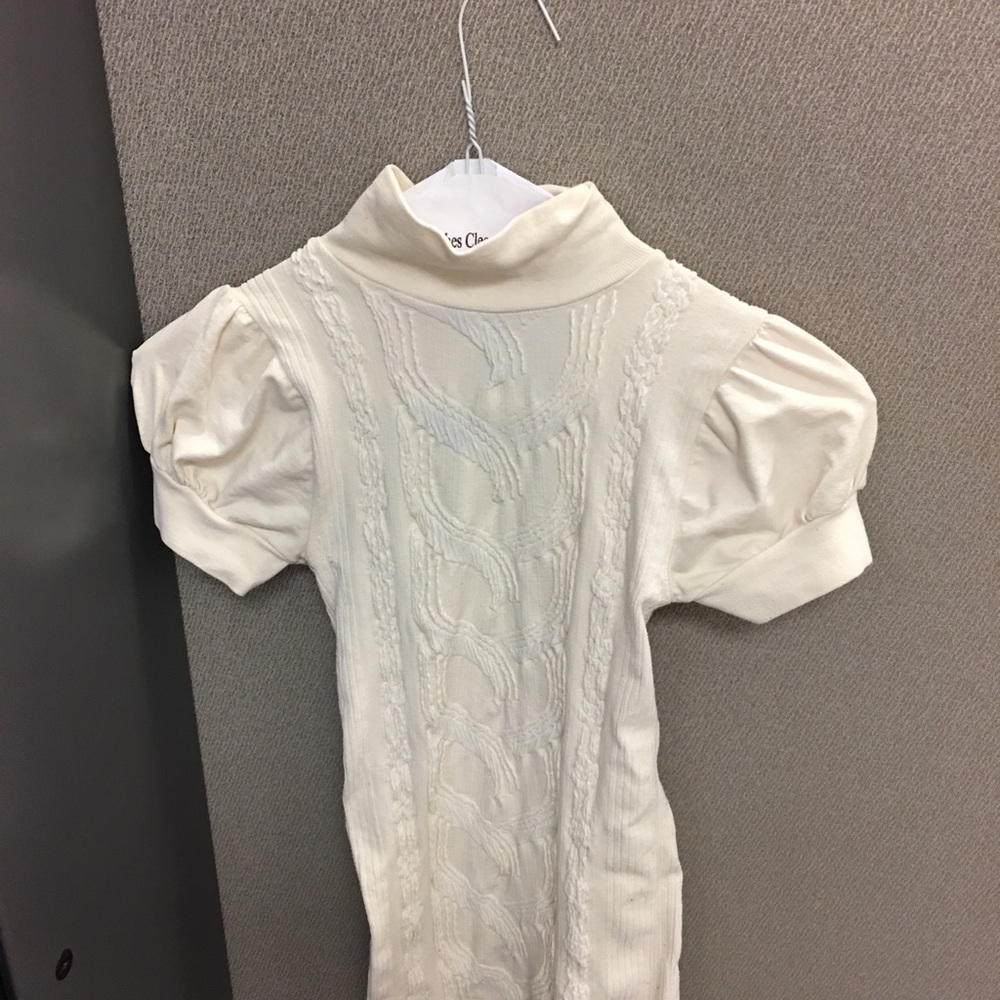 Bebe Bodycon beige top